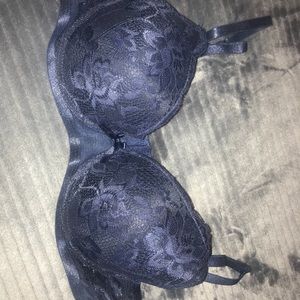 Navy Lace Bra